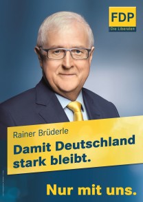 Rainer Brüderle (Bild: Plakat Bundestagswahl 2013)